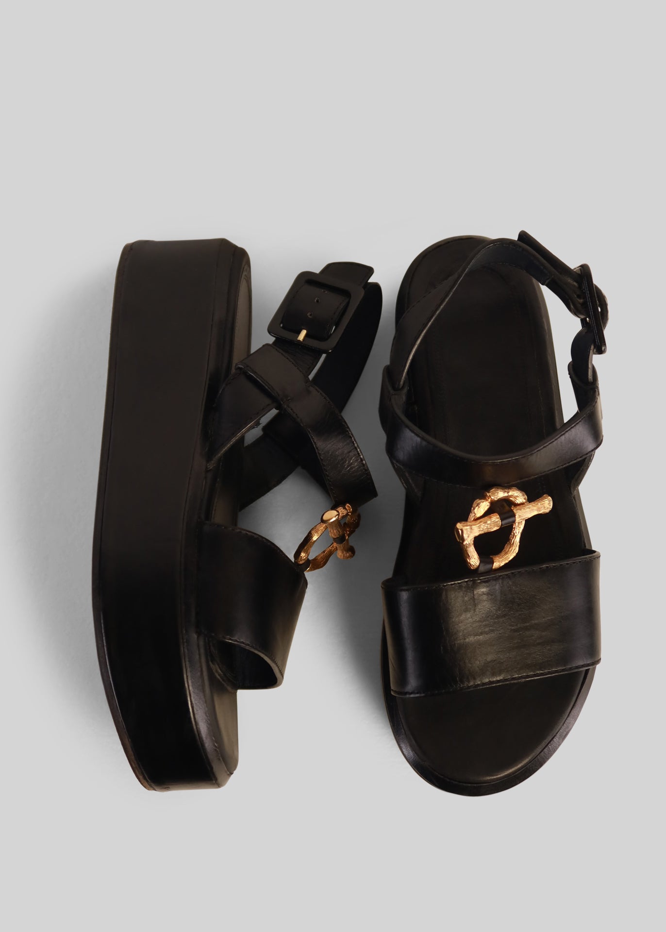 Céline Phoebe Philo Alphabet Bamboo sandals - EU39
