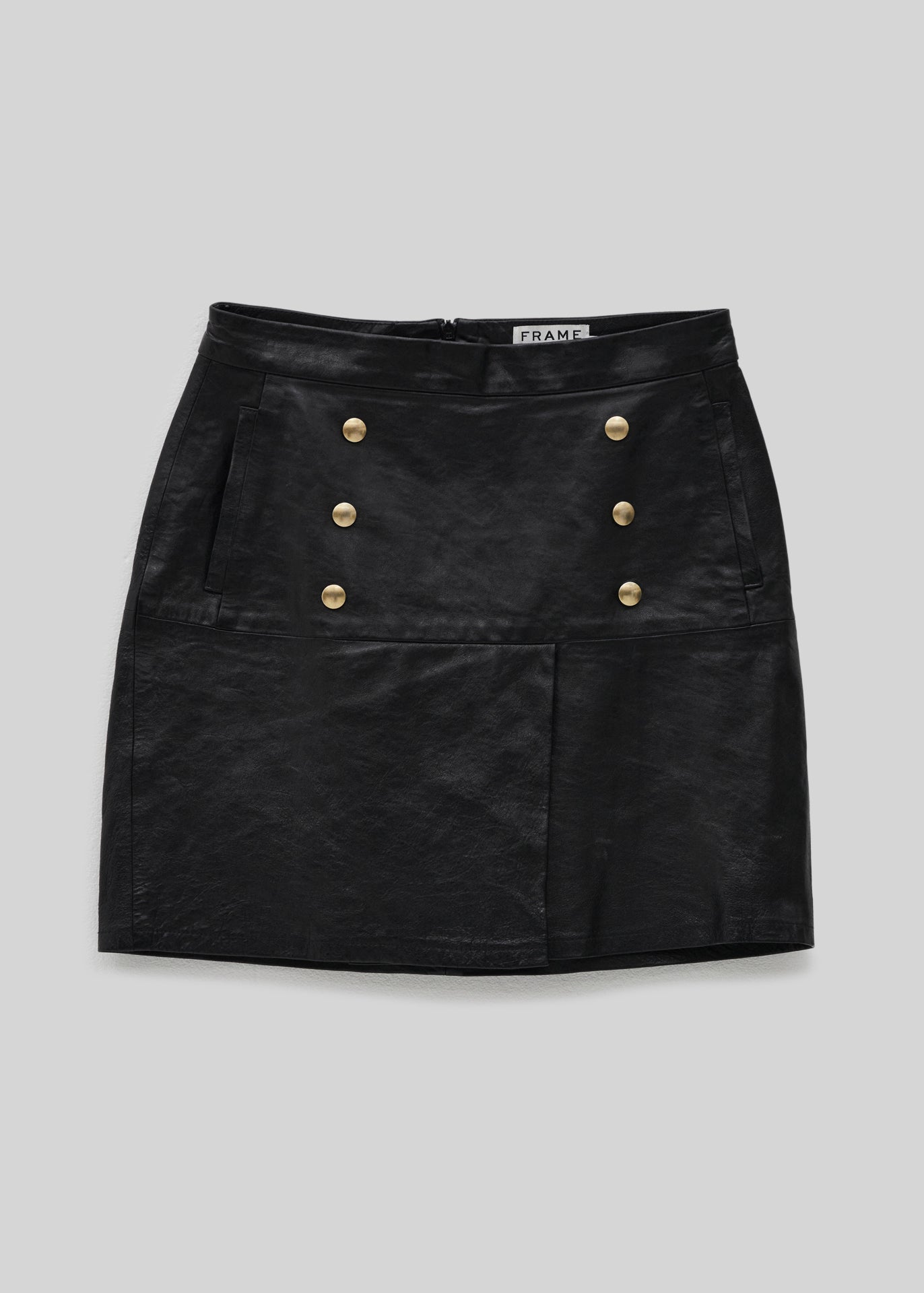 Frame leather skirt - 28