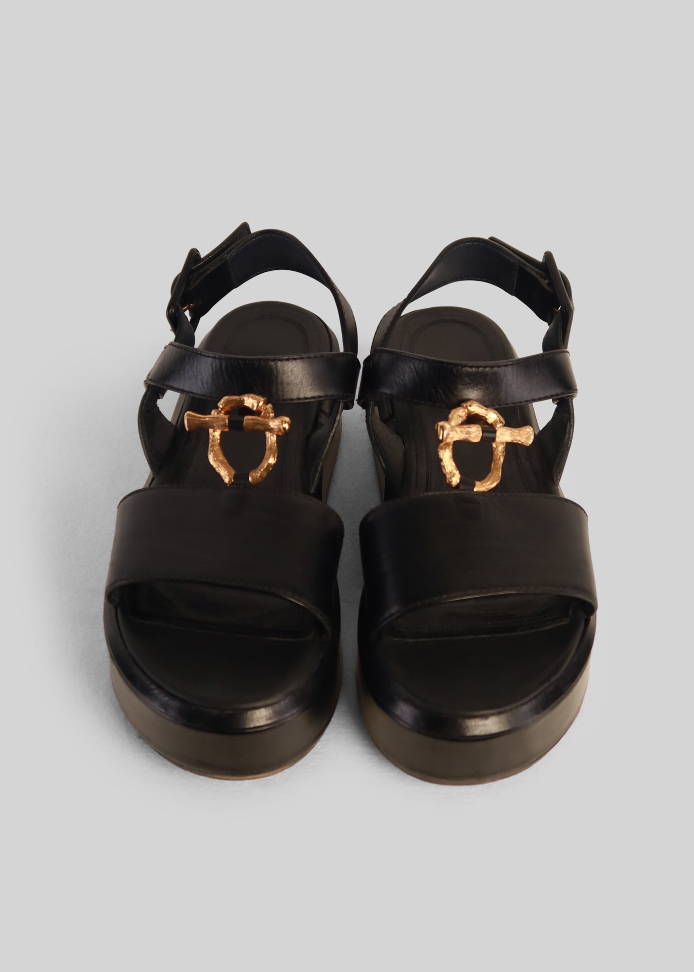 Céline Phoebe Philo Alphabet Bamboo sandals - EU39