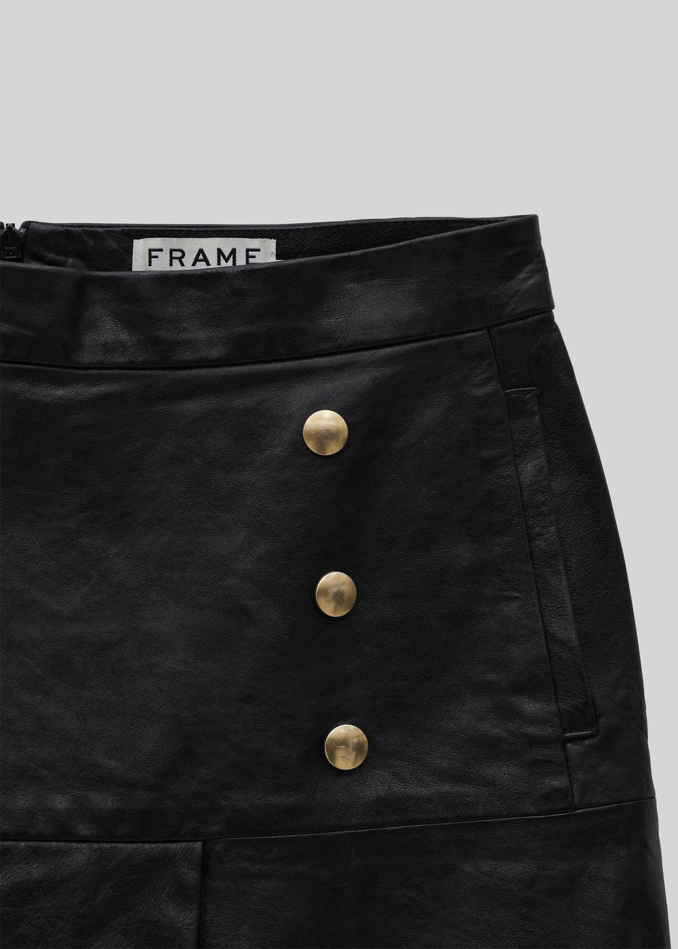 Frame leather skirt - 28