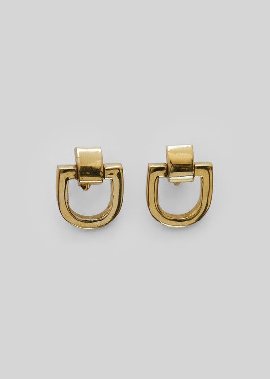 VINTAGE GIVENCHY HORSESHOE EARRINGS