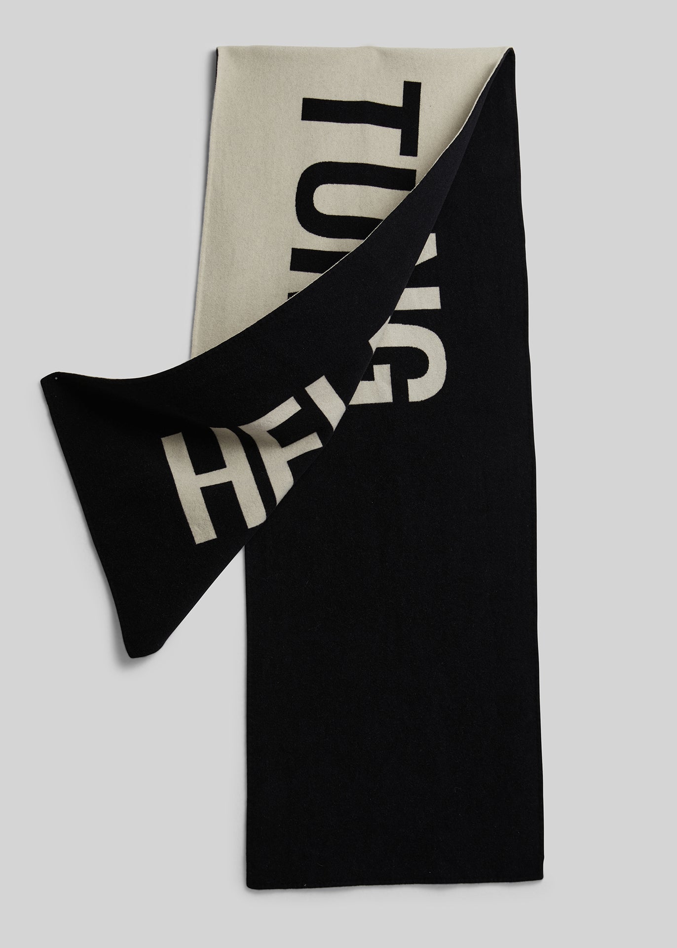 Helmut Lang reversible scarf